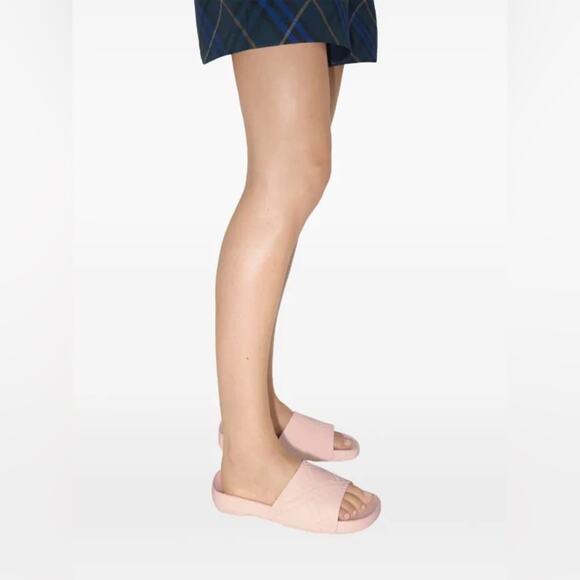 Burberry Pink checked Sandals Minimalist Slide 37 - Picture 9 of 9